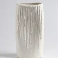 Ваза &laquo;Кристилис&raquo;, 24.5&times;12 см, керамика, белая