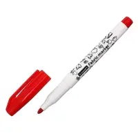 Маркер для ткани 1-2 мм Luxor "Fabric", пулевидный, красный