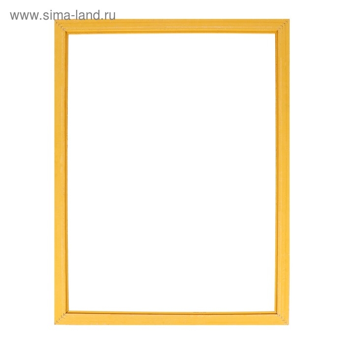 Рама для картин (зеркал) 60 х 80 х 4 см, дерево "Версаль", золотая