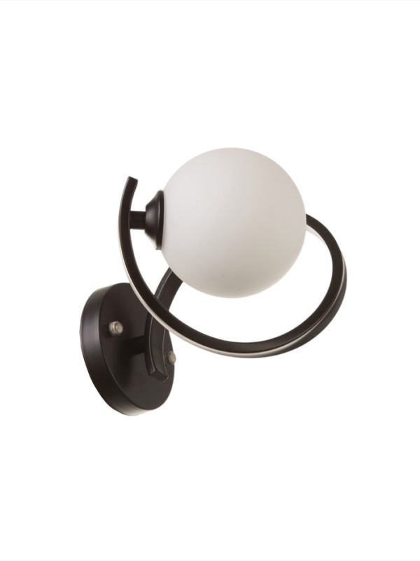 Бра Nadine 1х10Вт GU10 черный 37х16х32см