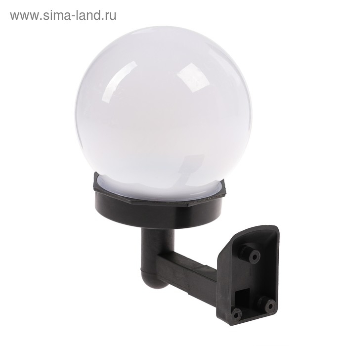 Садовый светильник на солнечной батарее &laquo;Шар&raquo;, 10 &times; 15 &times; 14 см, 1 LED, свечение белое