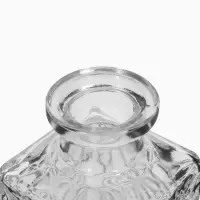 Ваза настольная стекло "Миниатюра" (набор 12 шт) 8-13 см, прозрачный