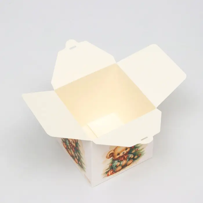 Коробка подарочная складная &laquo;Мишка&raquo;, 12&times;12&times;12 см