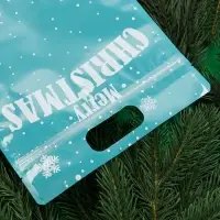 Пакет подарочный, "С новым годом!", с zip-lock застежкой, 20х30+4,5 см.