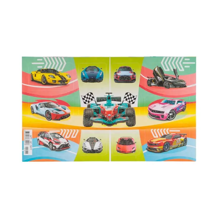 Наклейки &laquo;Спортивные мото&raquo; глиттер, 10&times;16 см