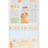 Календарь малыша, 13 стр. + планер + 12 ч/б карточек