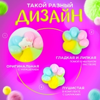 Сквиш антистресс - игрушка &laquo;Мяк-жмяк. Таба лапка&raquo;, радужный