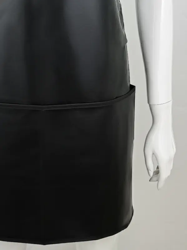 Фартук парикмахерский, одностронний, 3 кармана, чёрный