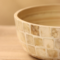 Салатник 19,5х19,5х8 см, бамбук