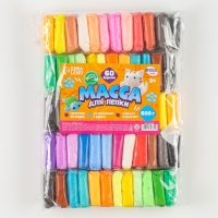 Масса для лепки, набор 60 брусков