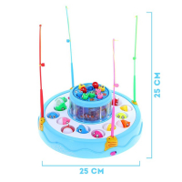 Рыбалка &laquo;Подводный мир&raquo;, двухъярусная , 26 рыбок, 4 удочки, световые и звуковые эффекты, МИКС