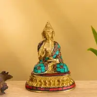 Сувенир "Будда" латунь 8х6х11,5 см