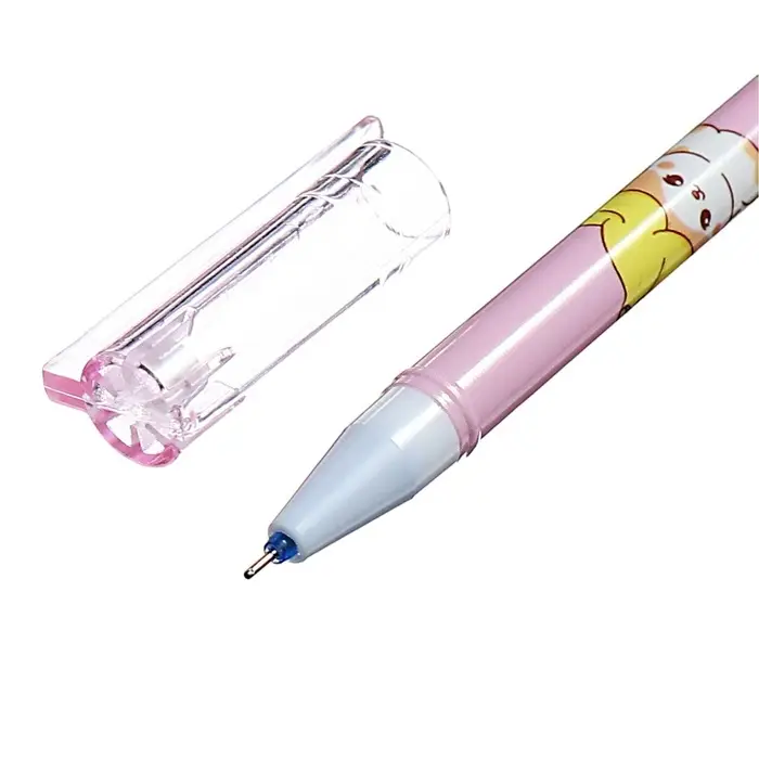 Ручка гелевая со стираемыми чернилами, 0.5 мм, корпус &laquo;Котик&raquo;, стержень синий, МИКС