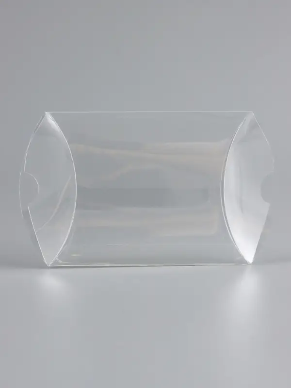 Складная прозрачная коробка из PVC, для упаковки подарков, 9&times;7&times;2.5 см