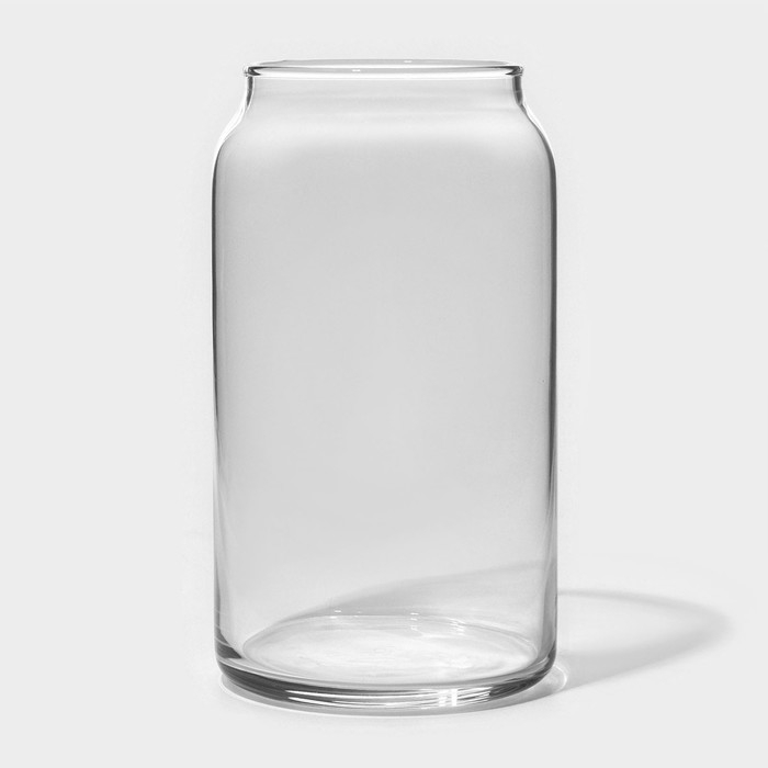 Банка для сыпучих продуктов стеклянная Вуди, 1,1 л, с бамбуковой крышкой