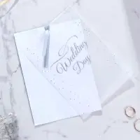 Приглашение на свадьбу с калькой Wedding day, 13&times;18 см