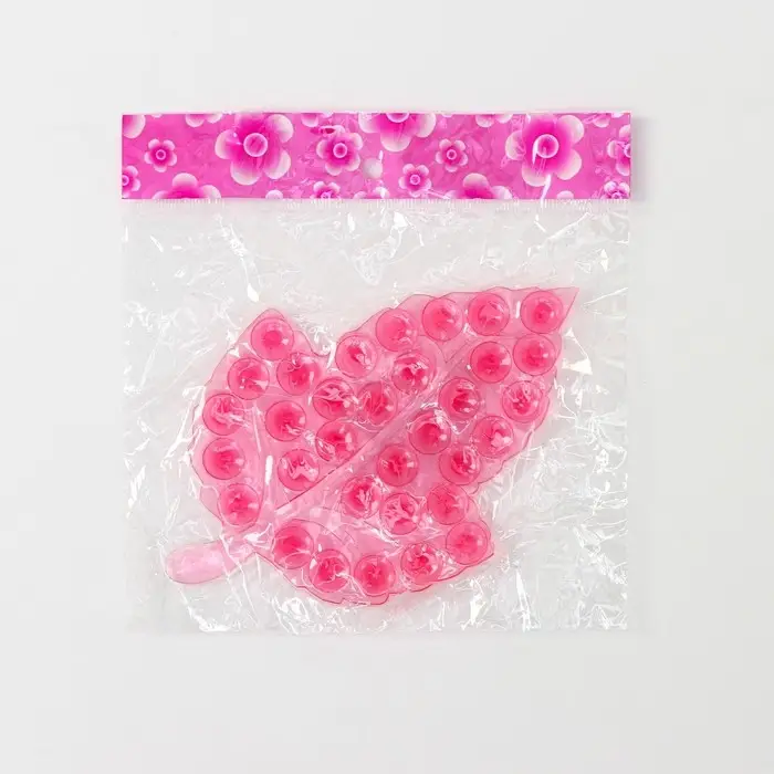 Коврик для ванной на присосках &laquo;Кленовый лист&raquo;, 9&times;13.5 см, мини, МИКС