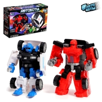 Набор роботов &laquo;Автоботы&raquo;, 2 штуки, полицейский и пожарный