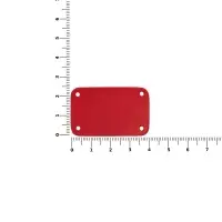 Лейбл Latte, S, красный