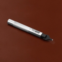 Набор пробойников для кожи, 7 предметов: сменные насадки 6 шт., основа 1 шт.