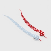 Мягкая игрушка "Змея" снежинки, 57 см, цвет МИКС