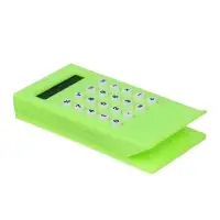 Калькулятор-зажим 8-разрядный корпус зеленый
