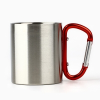 Кружка туристическая с карабином &laquo;На рыбалке лучше&raquo;, 180 мл