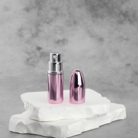 Флакон для парфюма &laquo;Пуля&raquo;, с распылителем, 3 мл, цвет розовый