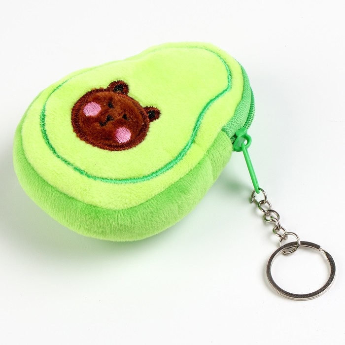 Мягкий кошелёк &laquo;Авокадо&raquo; на брелоке, 10 см, виды МИКС