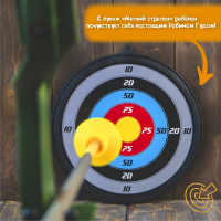 Лук &laquo;Меткий стрелок&raquo;, с мишенью и стрелами на присосках