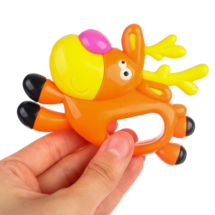 Набор погремушек &laquo;Олененок и Птичка&raquo;, 2 шт, Крошка Я