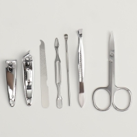 Набор маникюрный &laquo;Цветочная рапсодия&raquo;, 7 предметов, в футляре, разноцветный