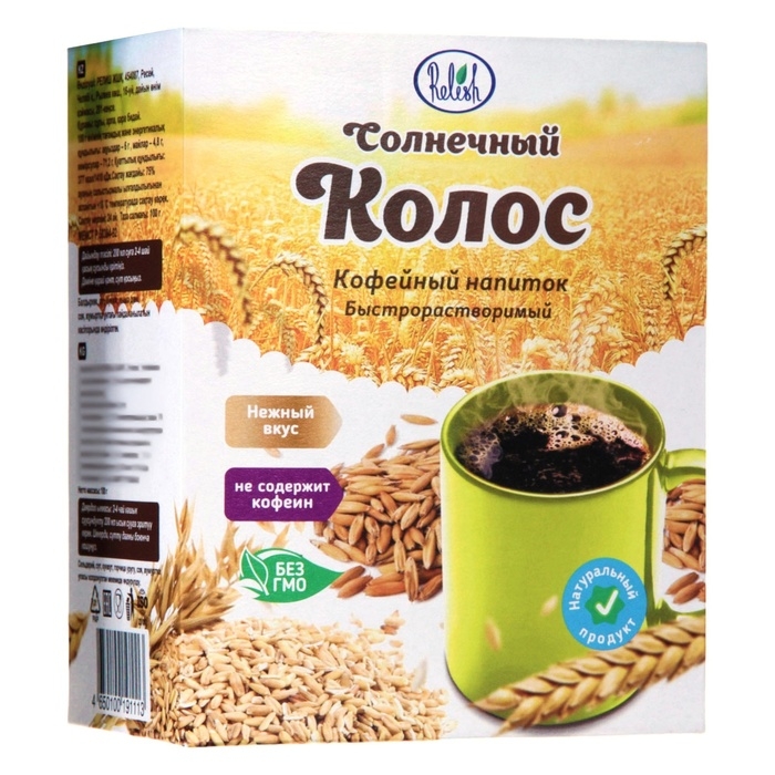 Кофейный напиток Relish &laquo;Солнечный колос&raquo;, 100 г