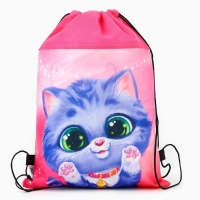 Мешок для обуви &laquo;Милый котёнок&raquo; нетканное полотно, размер 30 х 40 см