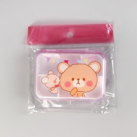 Таблетница &laquo;Милашки&raquo;, 6 секций, 9,2 см х 6,2 см х 2 см, цвет МИКС