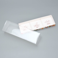 Коробка для для муссовых пирожных &laquo;С Новым годом, тепла и уюта&raquo;, 27 х 8.6 х 6.5 см, Новый год