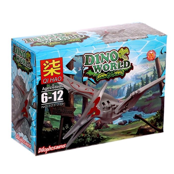 Конструктор блочный &laquo;Динозавры&raquo;, 12 видов, МИКС