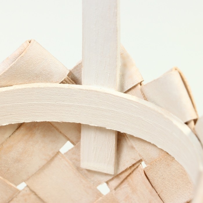 Корзина плетеная, 13,5х10,5/24,5 см, белый, секвойя