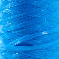 Пряжа "Для вязания мочалок" 100% полипропилен 400м/100&plusmn;10 гр в форме цилиндра (василёк)