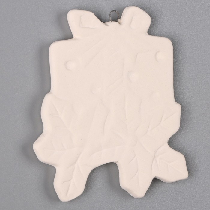 Новый год! Ёлочное украшение под раскраску &laquo;Подарок&raquo; с подвесом, кисть