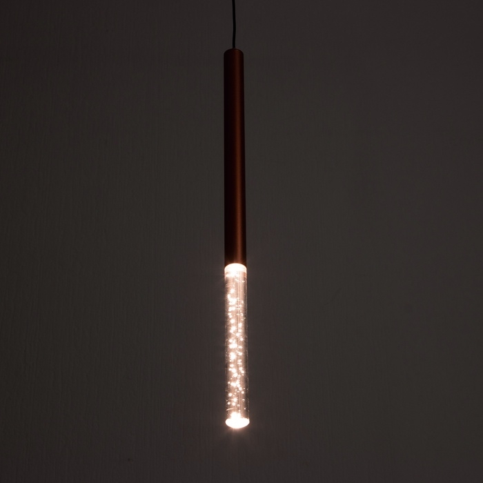 Светильник "Локус бабл" LED 5Вт 4000К матовая медь2х2х40-140см