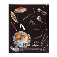 Тетрадь предметная 48 листов в клетку, Calligrata &laquo;Доска. Физика&raquo;, обложка мелованный картон