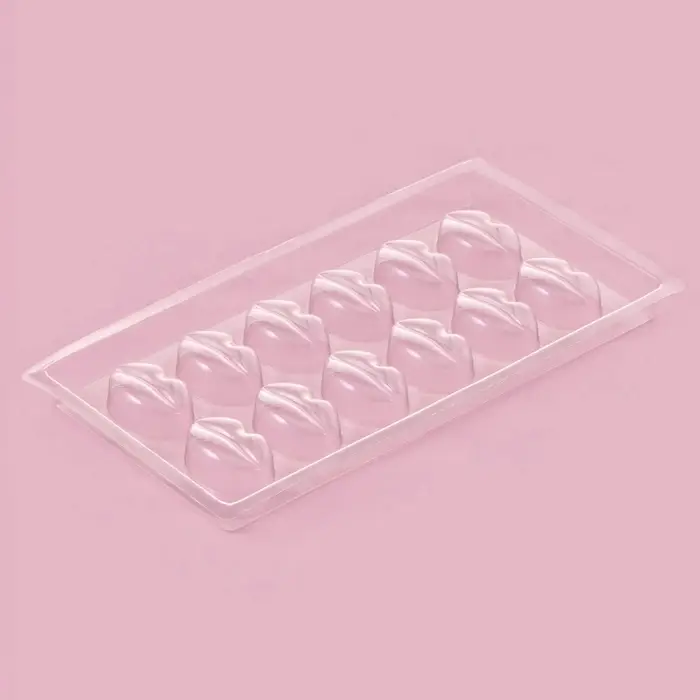 Форма для шоколада и конфет &laquo;Поцелуй&raquo;, 12 ячеек, 22&times;11 см, прозрачная