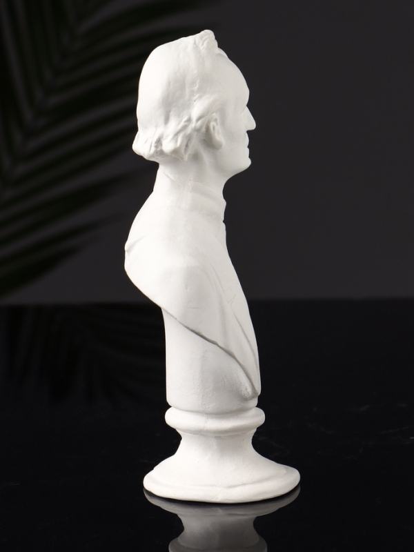 Набор бюстов на подносе, 20х10х15 см, белый