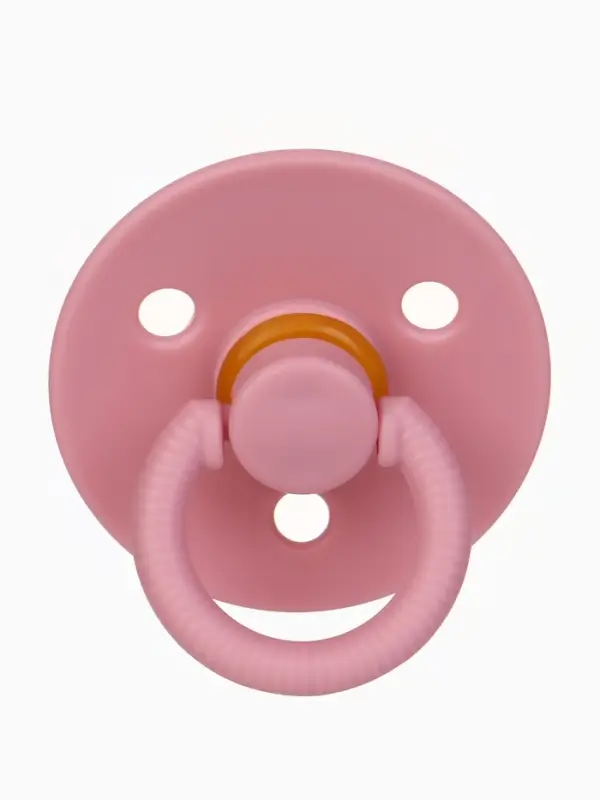 Соска - пустышка классическая, латекс, цв.пыльно-розовый, в контейнере, от 0 мес., M&B