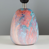 Настольная лампа "Косетт" Е27 40Вт синий-фиолетовый 22,5х22,5х32,5 см RISALUX