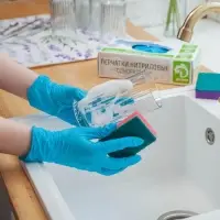 Набор губок для посуды с чистящим слоем Доляна &laquo;Стандарт&raquo;, 9&times;6&times;2.5 см, 5 шт.