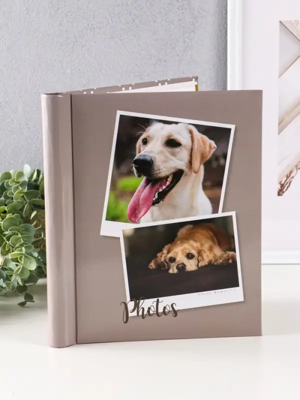 Фотоальбом 10 магнитных листов "Друзья верные" 23X28см, пер-т внутр.спираль