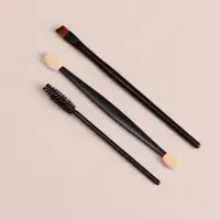 Набор для макияжа, 3 предмета, чёрный