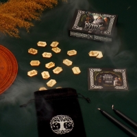 Руны гадальные &laquo;Славянские&raquo;, 18 рун, бархатный мешочек (12х18 см), 16+